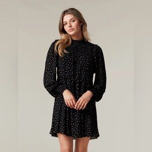 Ever New Petite High Neck Mini Dress